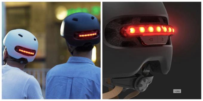 Gadgets for bicycles: Helmet with light from Xiaomi