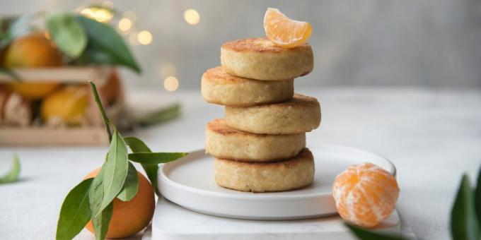 Cheesecakes with tangerines for the perfect breakfast