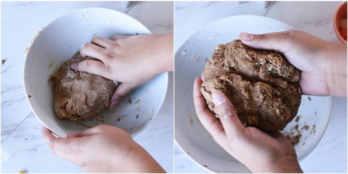 How to cook the dough for the gingerbread house