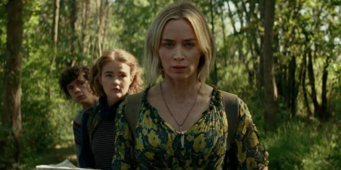 The first trailer of the movie "A Quiet Place 2" was released