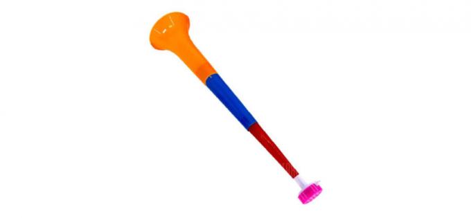 Sports attributes: football vuvuzela