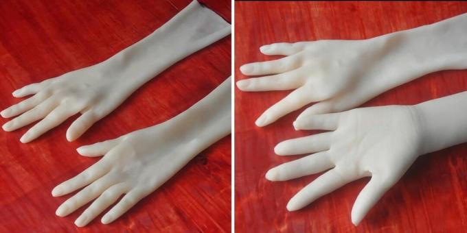 Realistic gloves