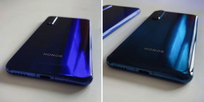 20 Honor and Honor 20 Pro: Rear panel