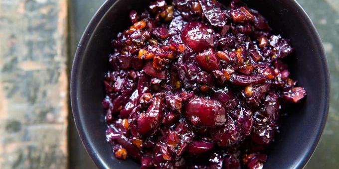 Five Minute Jam cherry with walnuts