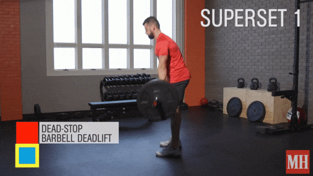 Deadlift with a stop
