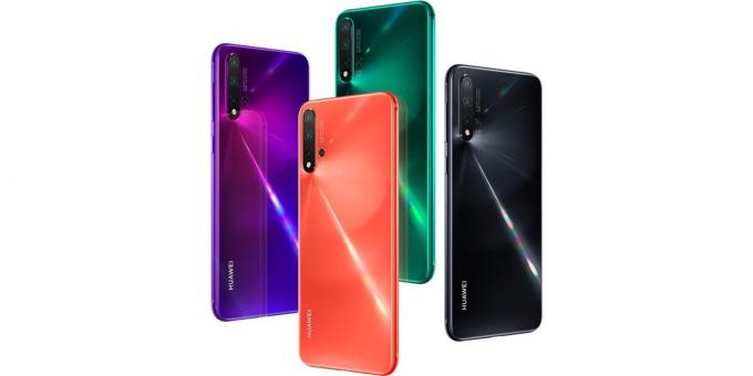 color Huawei Nova 5 and 5 Pro