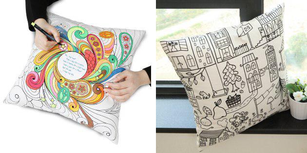 Pillowcases for coloring