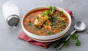 Fish soup in Italian