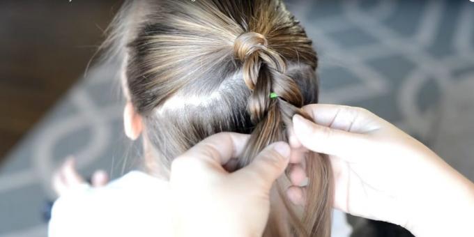 hairstyles for girls for the new year: continue "weaving"