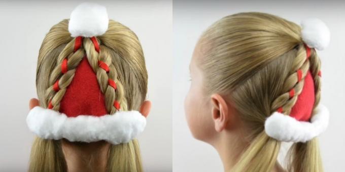 "Cap of Santa Claus" of the braid