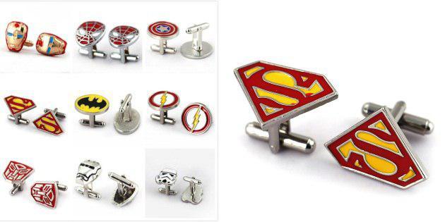 superhero cufflinks