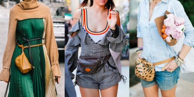 Fashion items in 2018: Waist bags