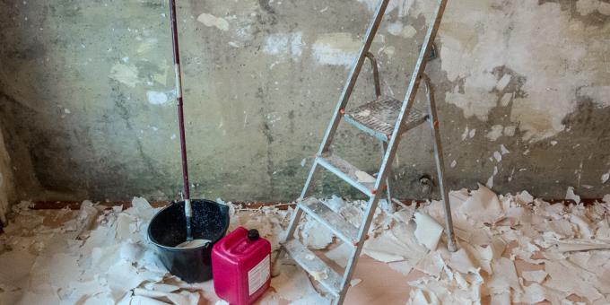 Repair, cleaning walls