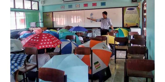 umbrellas against cheating