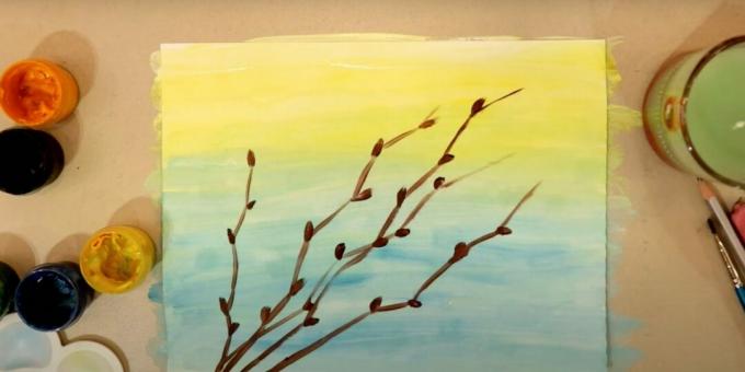 Easter Drawings: Draw the branches 