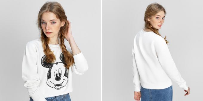 Sweatshirt with Mickey Mouse O'Stin