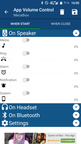 App Volume Control: custom setup sound notifications on Android