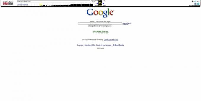 Web Archive: a copy of the Google site