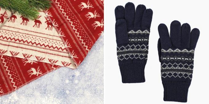 Warm gloves or scarf