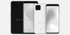 Google Pixel 4 in the photo: the screen without the "bang" and three cameras