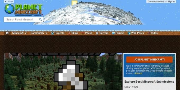 Where to download mods for Minecraft: Planet Minecraft