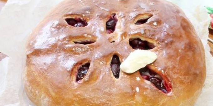 Recipes Ossetian pies with cherries