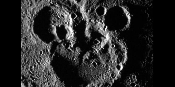Space photo: Mercurial Mickey Mouse