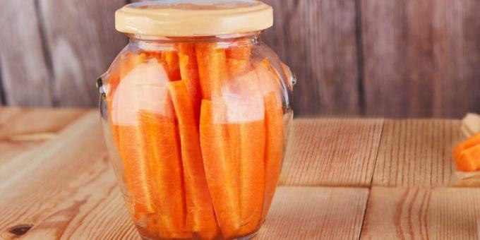 Carrots without vinegar for the winter
