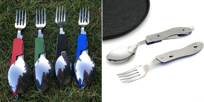 What to take along for the ride: a folding spork