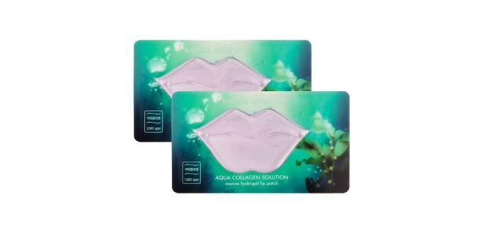 The hydrogel patch to the lips of Nature Republic