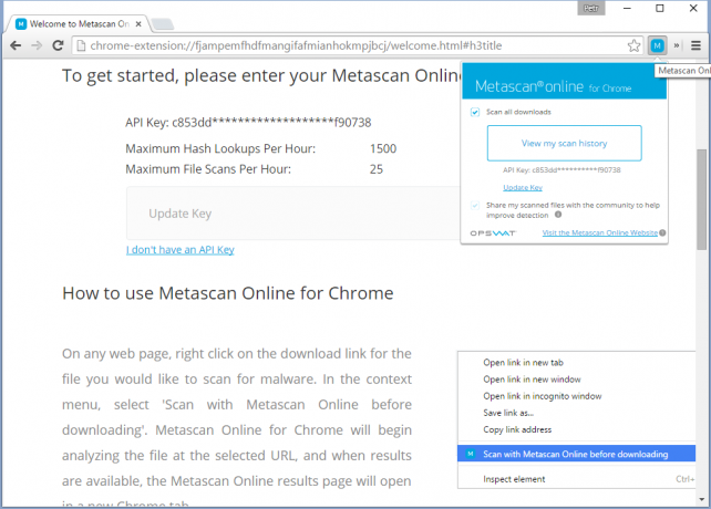 Metascan Online can automatically send files for review