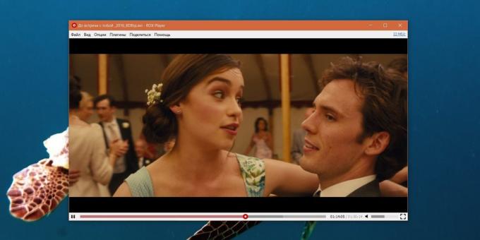 Watch a movie via torrent: Rewind to ROX Player