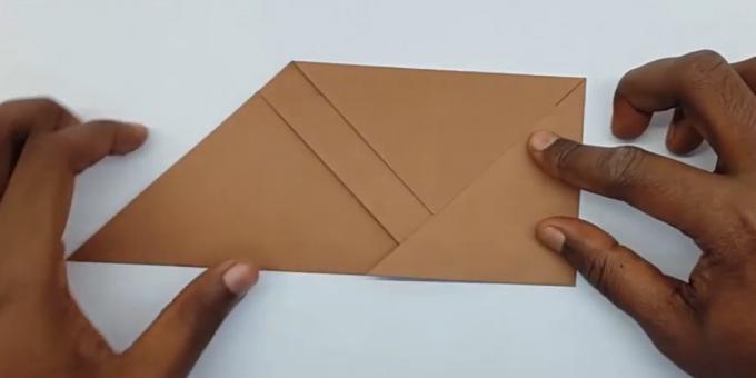 how to make the envelope right angle bend