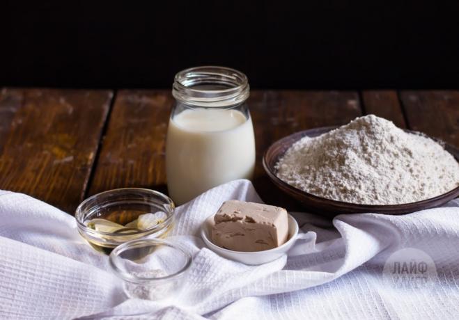 Universal yeast dough: Ingredients