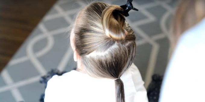 hairstyles for girls in the New Year: take the second tail