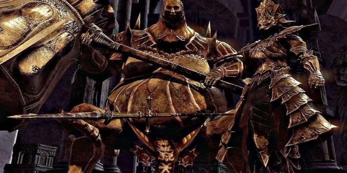 Ornstein and Executioner Drakonoborets Smoug - Dark Souls