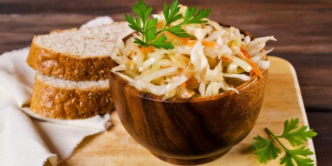 Sauerkraut with carrots