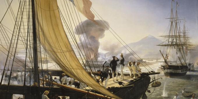 6 most stupid wars in history: the bombing of the fortress of San Juan de Ulua.