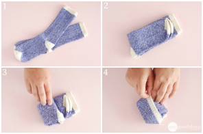 How to fold the clothes so that it takes up less space in the cabinet