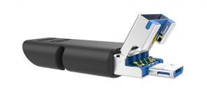 Gadget of the day: SP Mobile C50 - universal flash drive for PCs and mobile gadgets