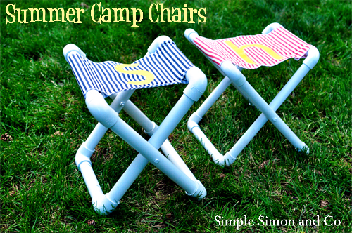 Chairs made of PVC