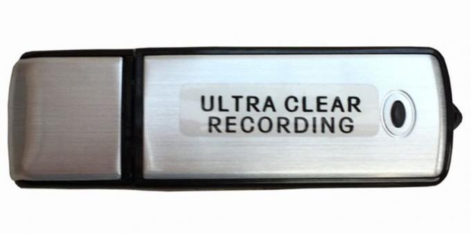 Prohibited goods. USB flash drive with the recorder