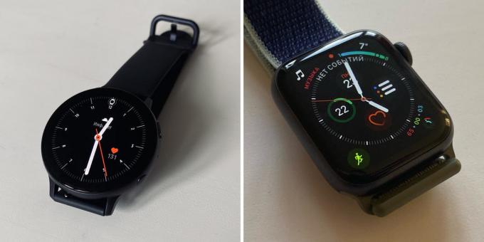 Samsung Galaxy Watch Active 2: Comparison with Apple Watch Series 5