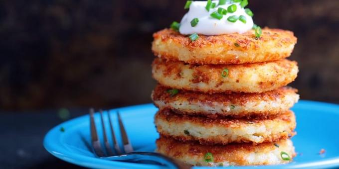 Recipes: Potato pancakes with cheese