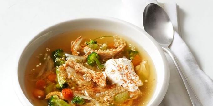 Chicken Soup with Quinoa