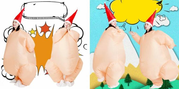 Inflatable Turkey Costume