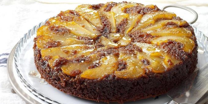 The best recipes with ginger: ginger-pear tart
