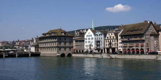 Top cities in terms of living in Zurich