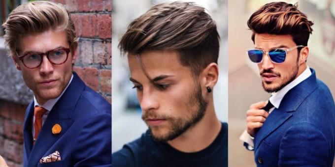 Trendy men's haircuts 2019: pompadour