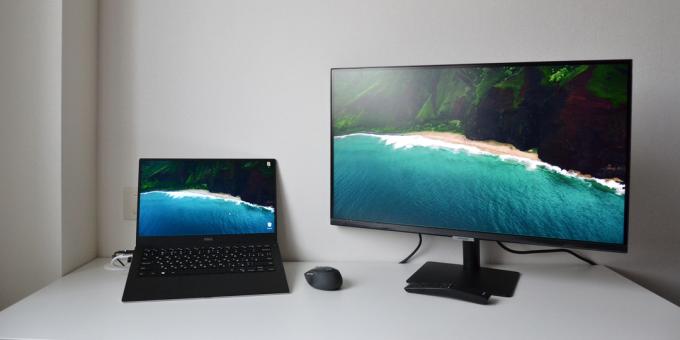 Review of smart monitor Samsung M5: the screen reflects even with a matte finish